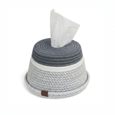 کاور دستمال قیطانی زبرا طوسی